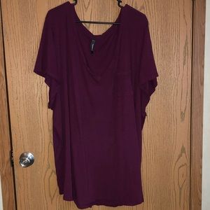 Torrid Size 6 Premium Wine Tee
